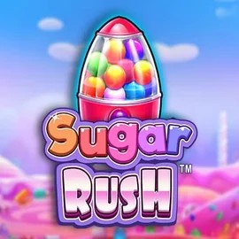 Sugar Rush slot logo by Pragmatic Play at Bigwin CasinoSugar Rush